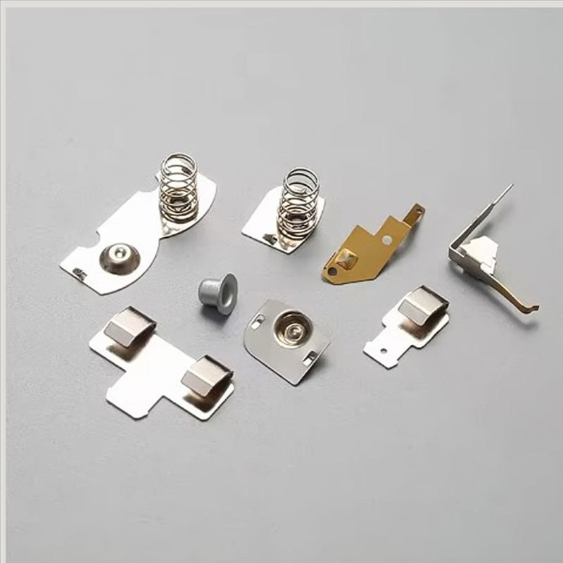 mảnh đạn tiếp xúc với pin Nhà máy Thép không gỉ tùy chỉnh Chế tạo kim loại Bộ phận dập kim loại